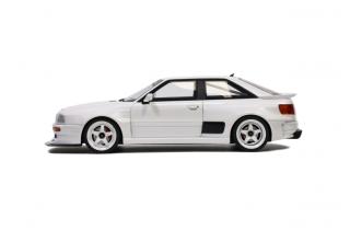 AUDI 80 B4 COUPÉ RS2 PRIOR DESIGN WHITE 2021 OttO mobile 1:18 Resinemodell (Türen, Motorhaube... nicht zu öffnen!)